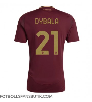 AS Roma Paulo Dybala #21 Replika Hemmatröja 2024-25 Kortärmad